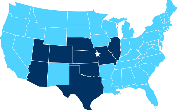 UMB footrprint map