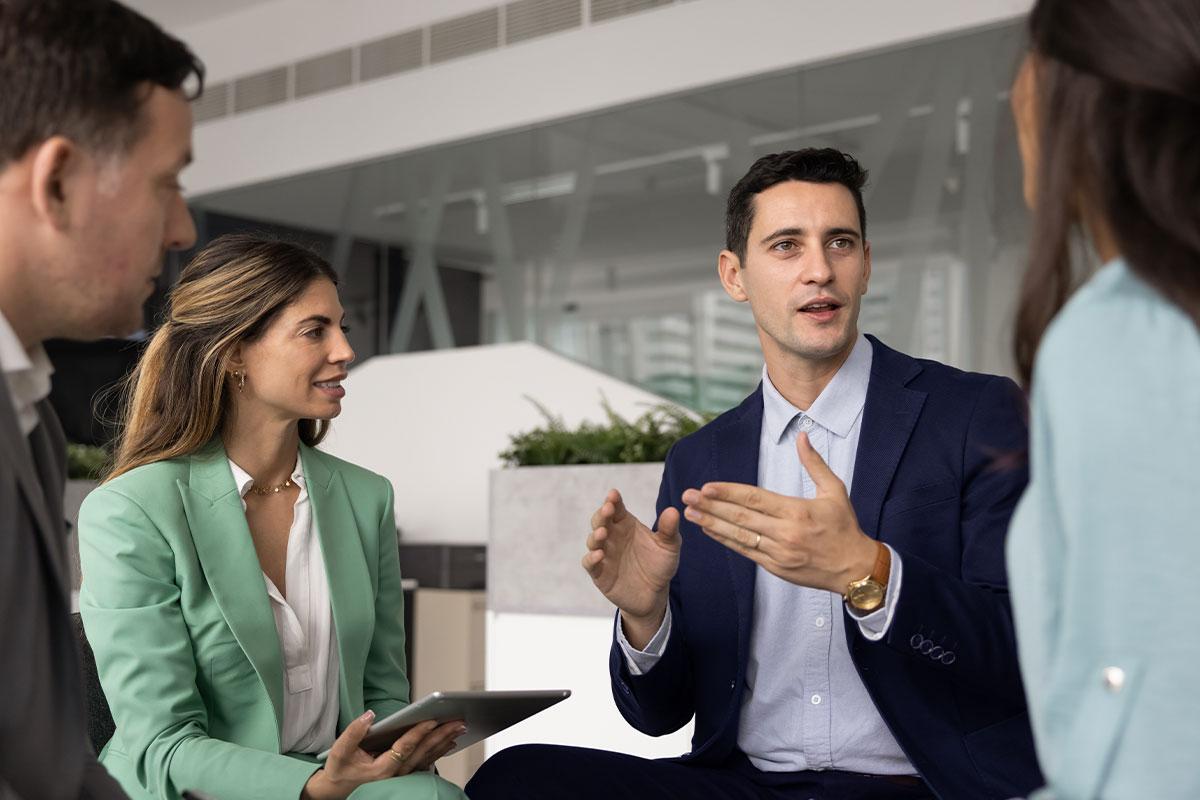 Conversations with banker